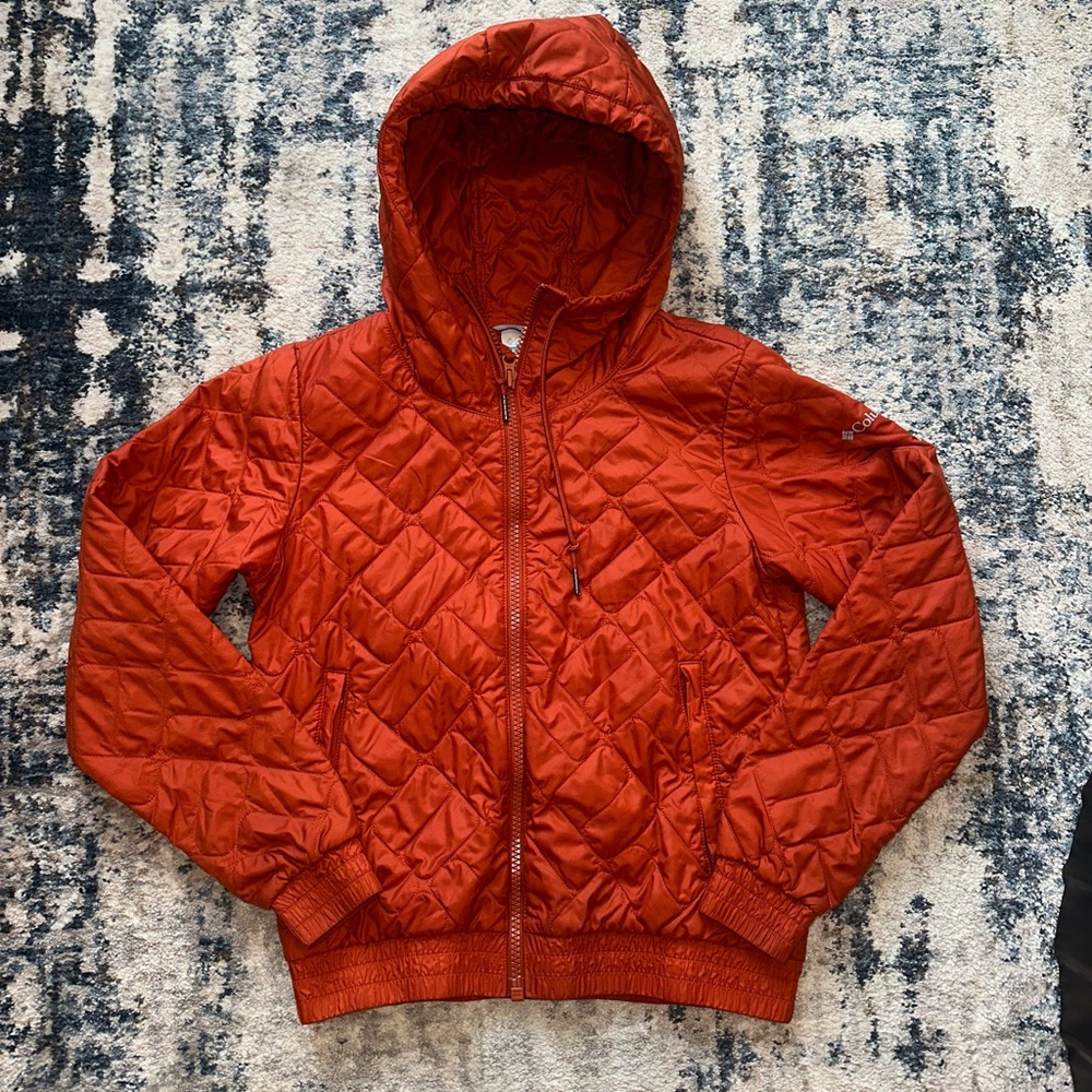 Columbia orange jacket